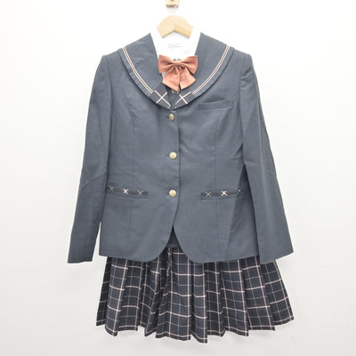 【中古】福井県 仁愛女子高等学校/旧制服 女子制服 4点 (ブレザー・シャツ・スカート) sf121810