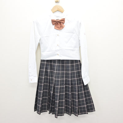 【中古】福井県 仁愛女子高等学校/旧制服 女子制服 4点 (ブレザー・シャツ・スカート) sf121810