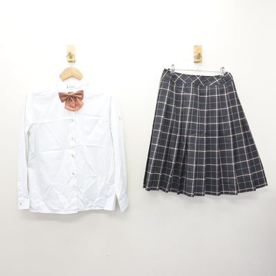 【中古】福井県 仁愛女子高等学校/旧制服 女子制服 4点 (ブレザー・シャツ・スカート) sf121810