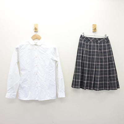【中古】福井県 仁愛女子高等学校/旧制服 女子制服 3点 (ブレザー・シャツ・スカート) sf121817