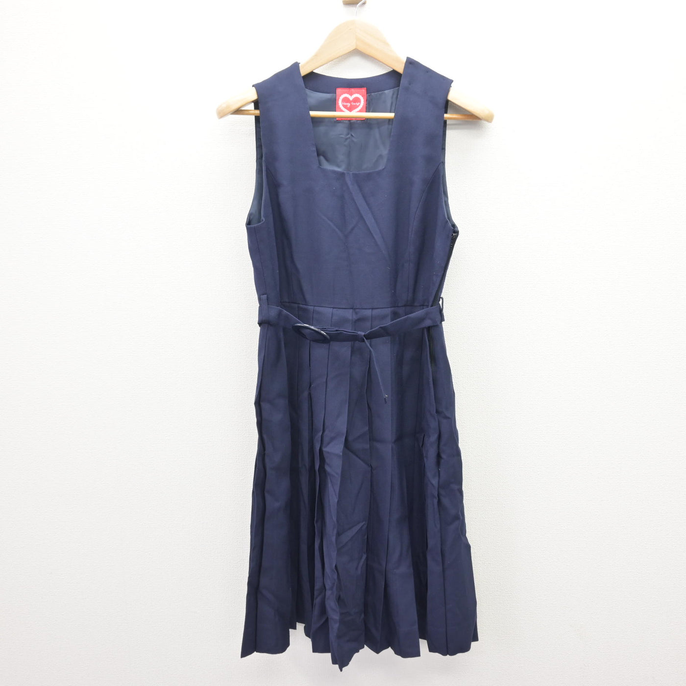 【中古】茨城県 勝田第二中学校 女子制服 3点 (セーラー服・ジャンパースカート) sf121820