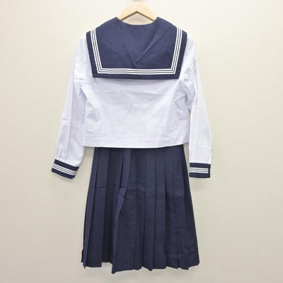 【中古】茨城県 勝田第二中学校 女子制服 2点 (セーラー服・スカート) sf121821