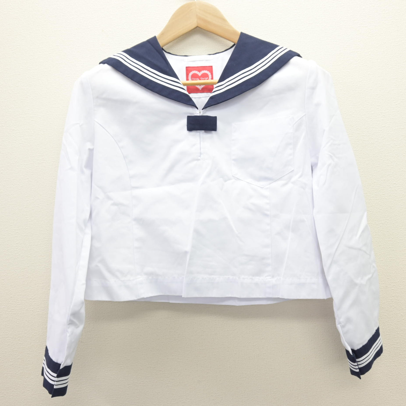 【中古】茨城県 勝田第二中学校 女子制服 2点 (セーラー服・スカート) sf121821