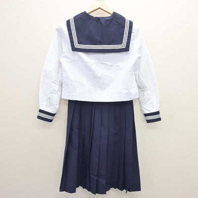 【中古】茨城県 勝田第二中学校 女子制服 2点 (セーラー服・スカート) sf121823