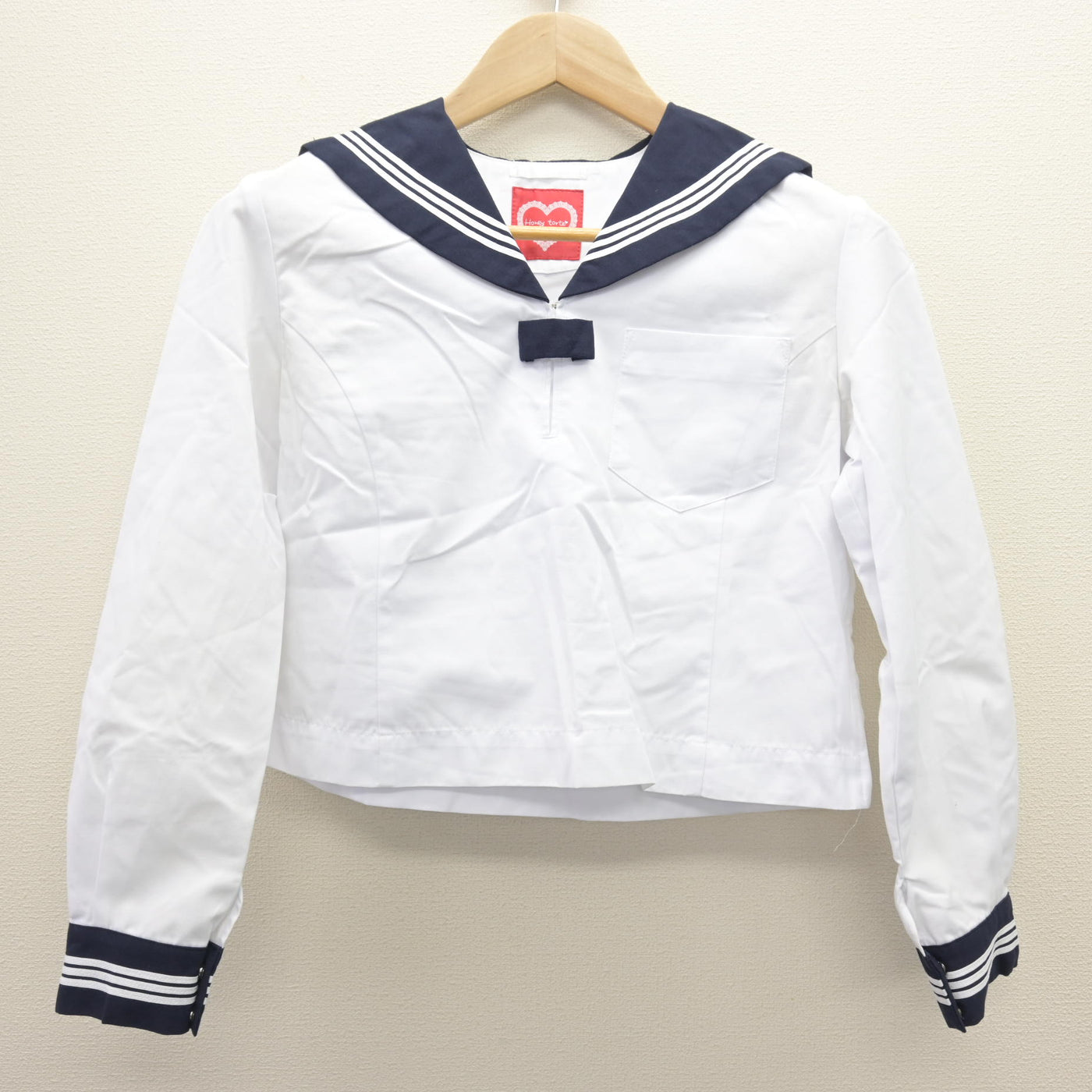 【中古】茨城県 勝田第二中学校 女子制服 2点 (セーラー服・スカート) sf121823