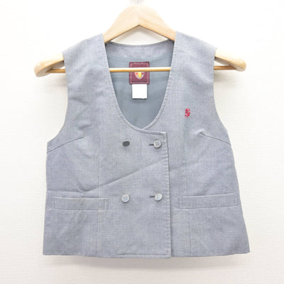 【中古】茨城県 佐和高等学校 女子制服 2点 (ベスト・スカート) sf121829