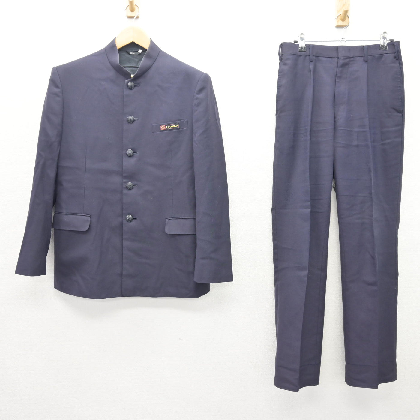 【中古】東京都 桜美林高等学校 男子制服 2点 (ブレザー・ズボン) sf121836