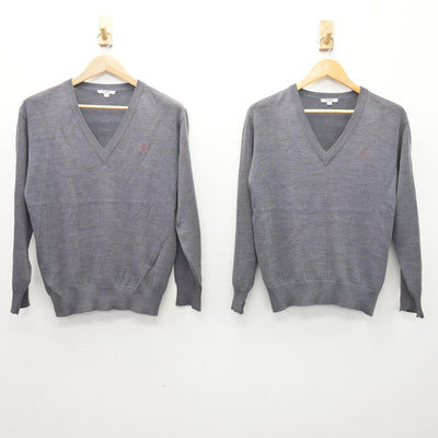【中古】東京都 桜美林高等学校 男子制服 2点 (ニット・ニット) sf121837