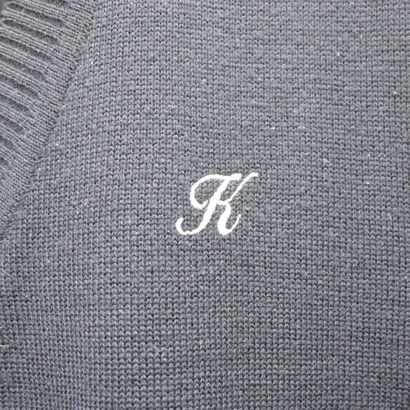 【中古】東京都 駒澤大学高等学校 女子制服 2点 (ニット・ニットベスト) sf121847