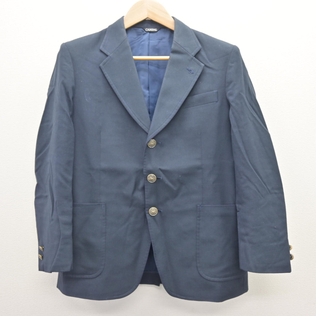 中古】神奈川県 もえぎ野中学校 男子制服 4点 (ブレザー・ズボン