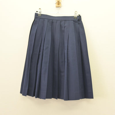 【中古】富山県 高陵中学校 女子制服 2点 (セーラー服・スカート) sf121851