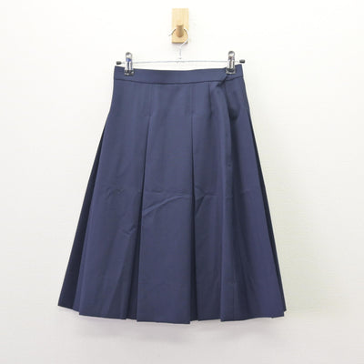 【中古】神奈川県 保土ケ谷中学校 女子制服 2点 (ニットベスト・スカート) sf121857