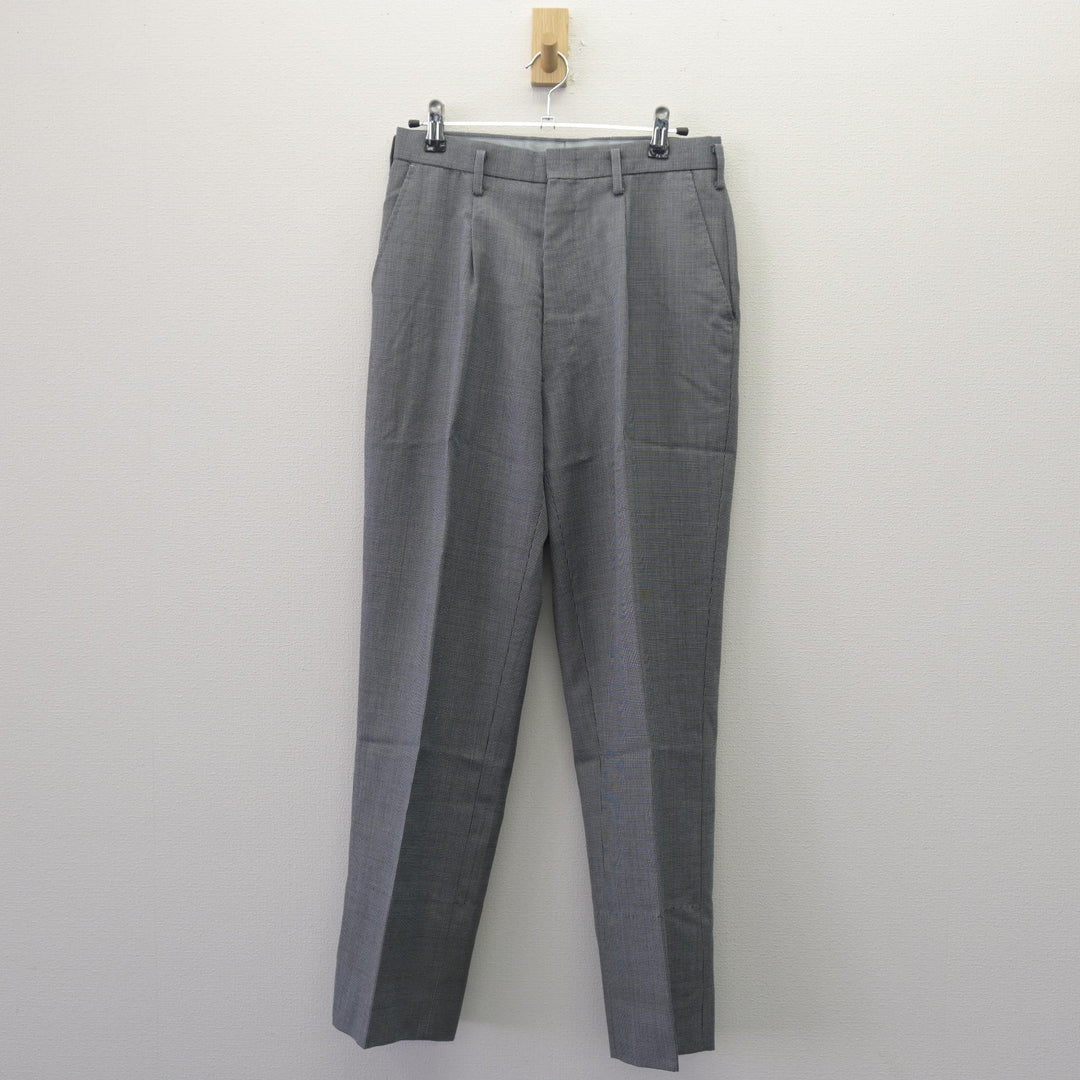中古】宮城県 仙台城南高等学校 男子制服 4点 (ブレザー・ズボン