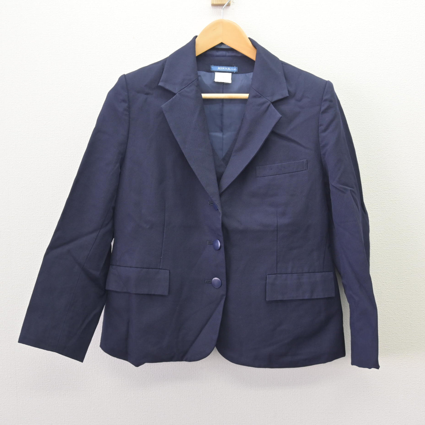 【中古】埼玉県 所沢西高等学校 女子制服 2点 (ブレザー・ベスト) sf121865