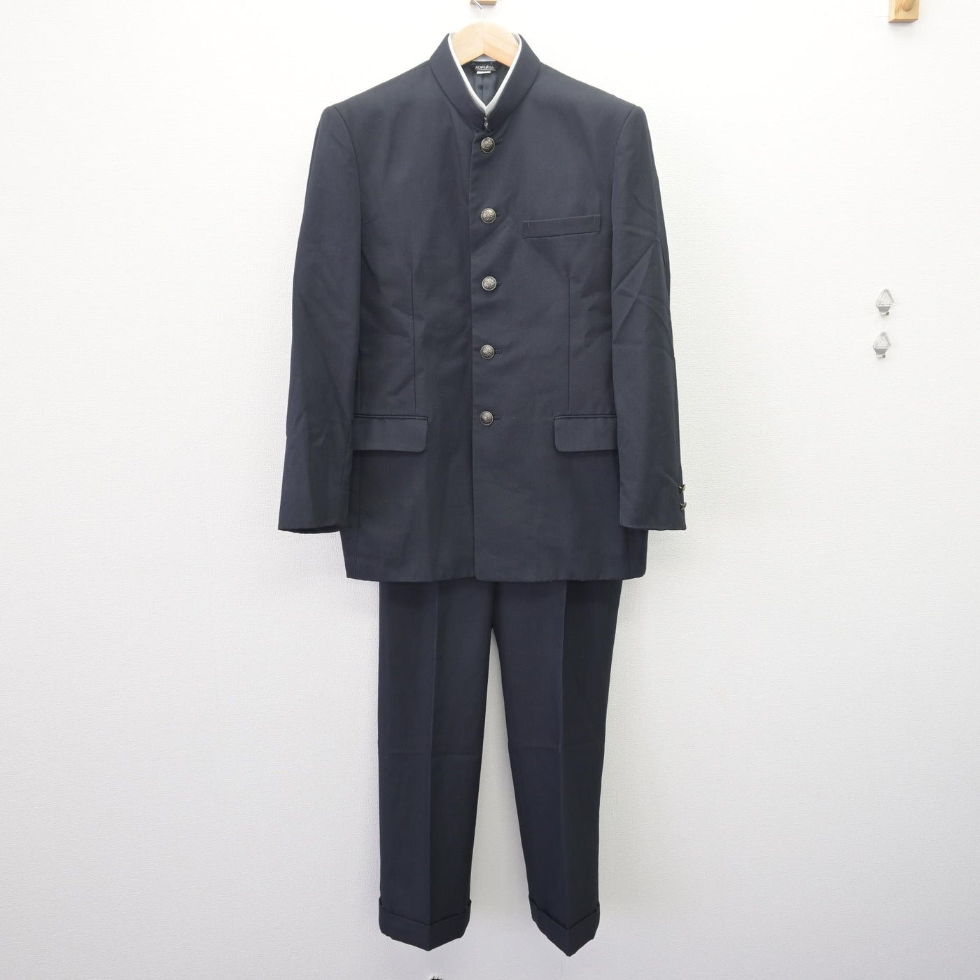 【中古】埼玉県 所沢西高等学校 男子制服 4点 (学ラン・ズボン) sf121866
