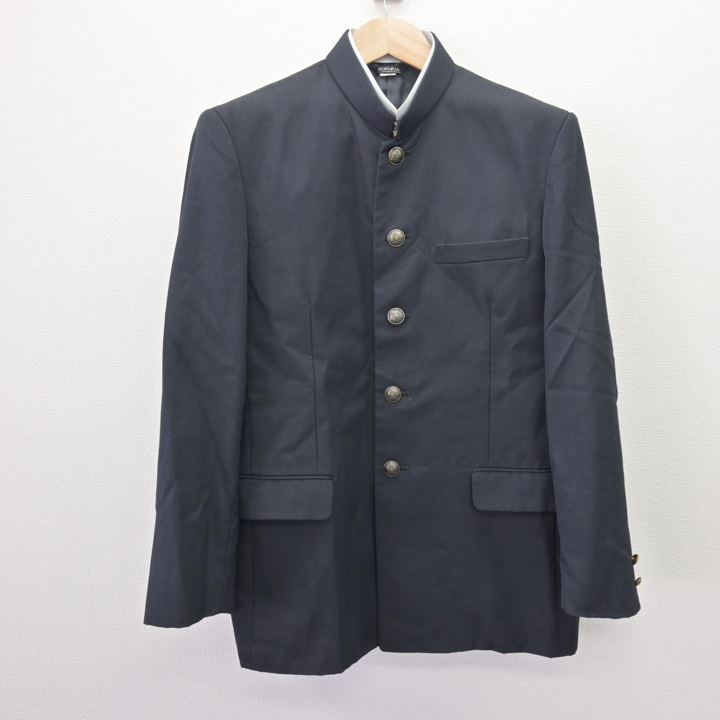 【中古】埼玉県 所沢西高等学校 男子制服 4点 (学ラン・ズボン) sf121866