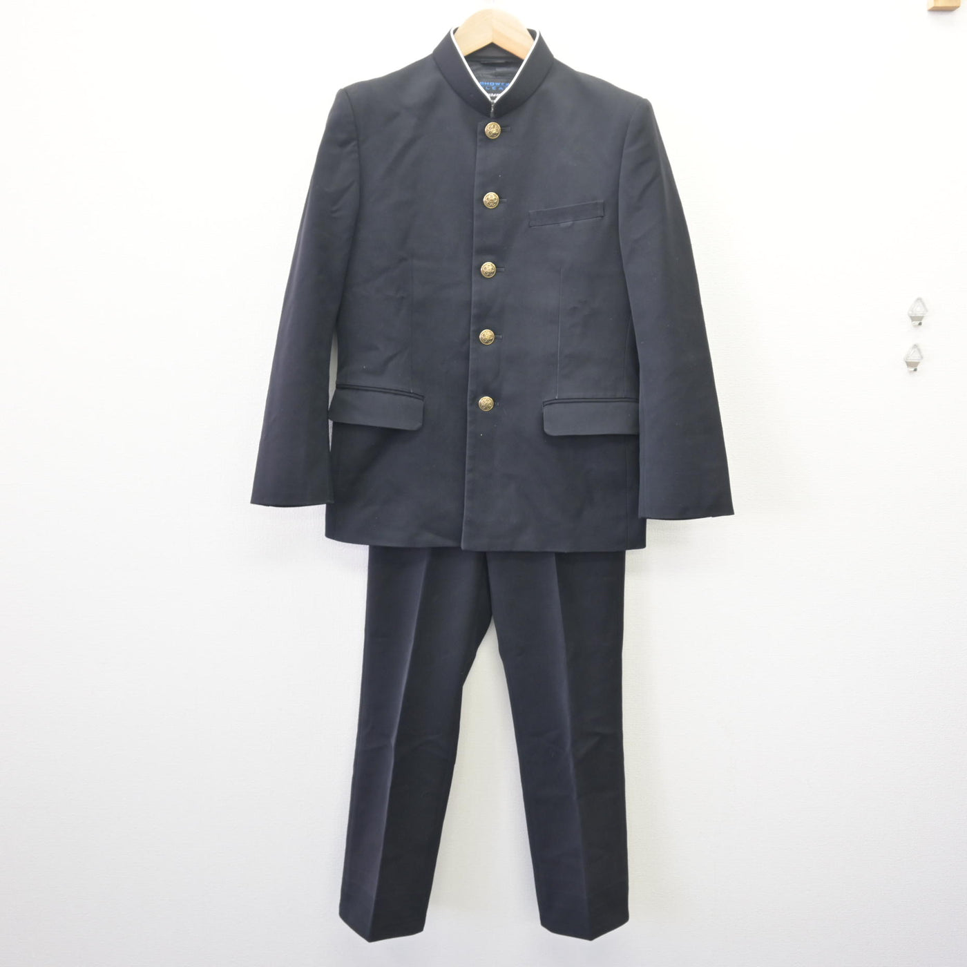 【中古】香川県 長尾中学校 男子制服 3点 (学ラン・ズボン) sf121890