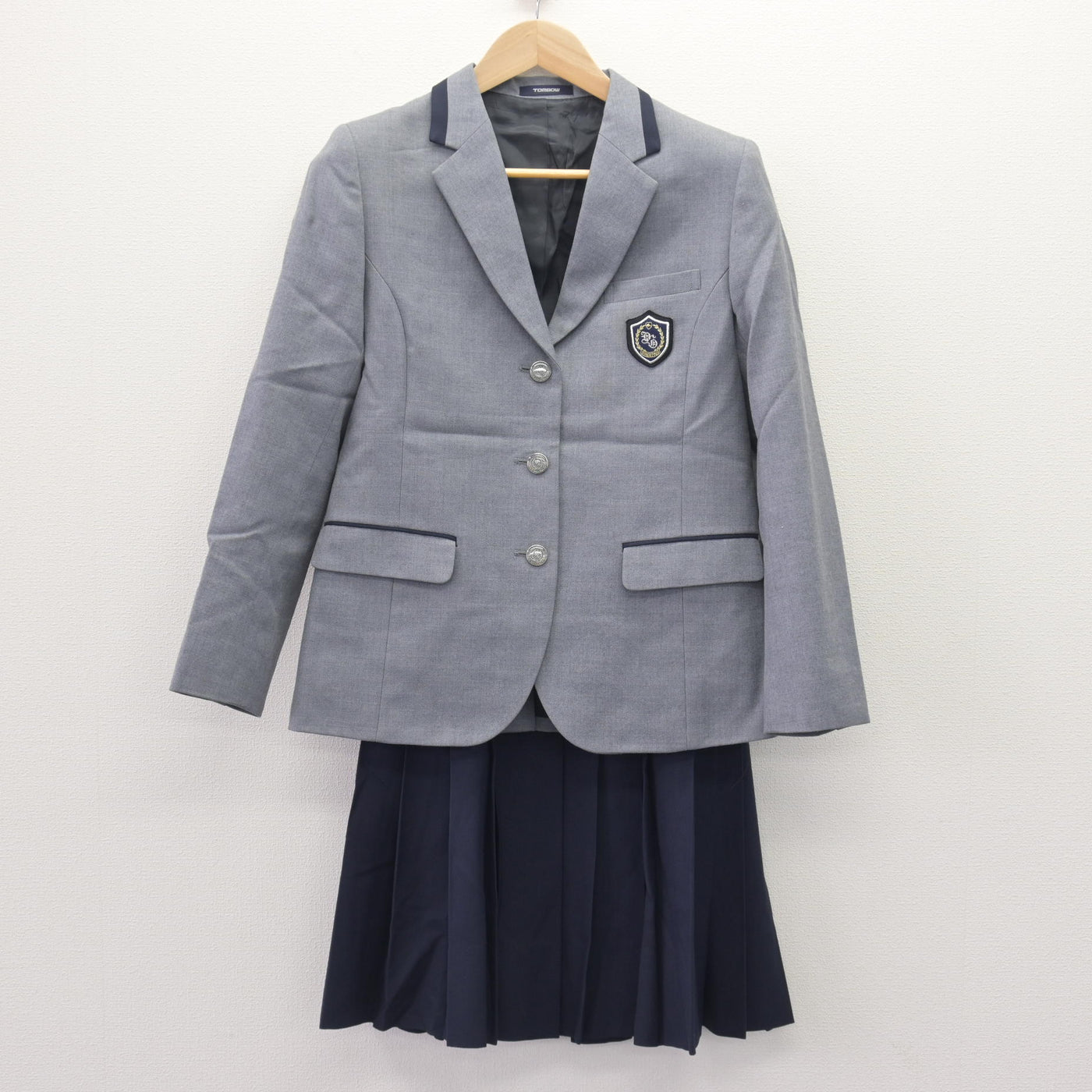 【中古】東京都 山脇学園高等学校 女子制服 3点 (ブレザー・スカート) sf121917