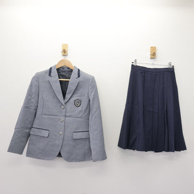 【中古】東京都 山脇学園高等学校 女子制服 3点 (ブレザー・スカート) sf121917