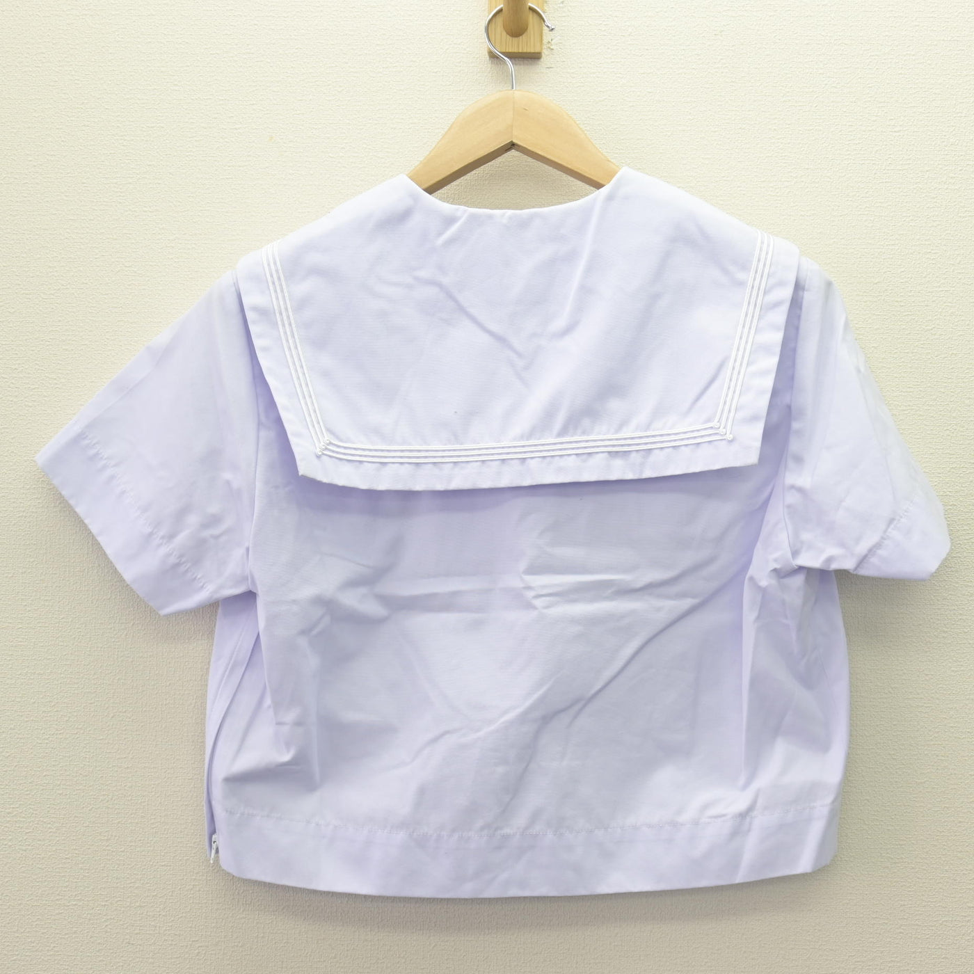 【中古】大阪府 佐野高等学校/旧制服 女子制服 2点 (セーラー服・スカート) sf121920