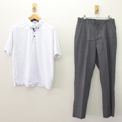 【中古】静岡県 聖隷クリストファー高等学校 男子制服 2点 (シャツ・ズボン) sf121922