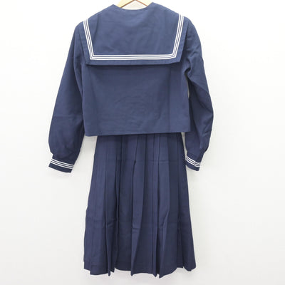 【中古】静岡県 細江中学校 女子制服 3点 (セーラー服・スカート) sf121927