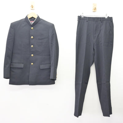 【中古】埼玉県 福岡中学校 男子制服 3点 (学ラン・ズボン・ズボン) sf121932