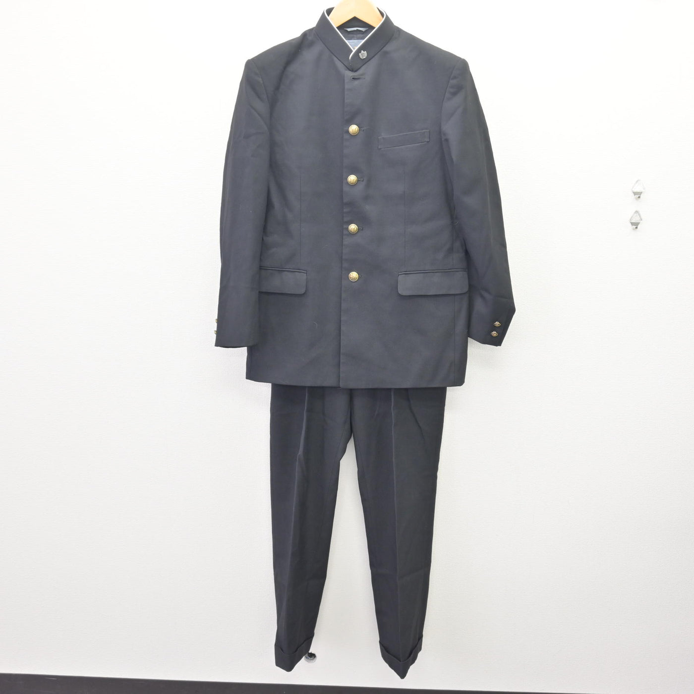 【中古】埼玉県 浦和商業高等学校 男子制服 4点 (学ラン・ズボン) sf121933