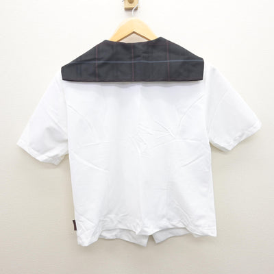 【中古】福岡県 九州産業大学付属九州産業高校 女子制服 2点 (ニットベスト・ブラウス) sf121947