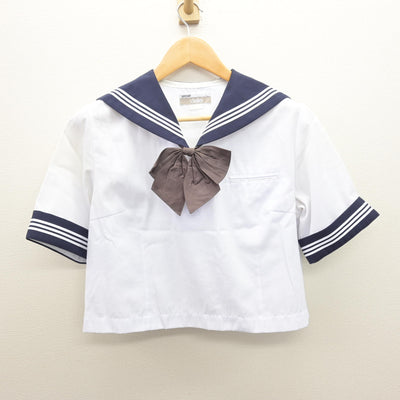 【中古】埼玉県 川越市立川越高等学校 女子制服 3点 (セーラー服・スカート) sf121948