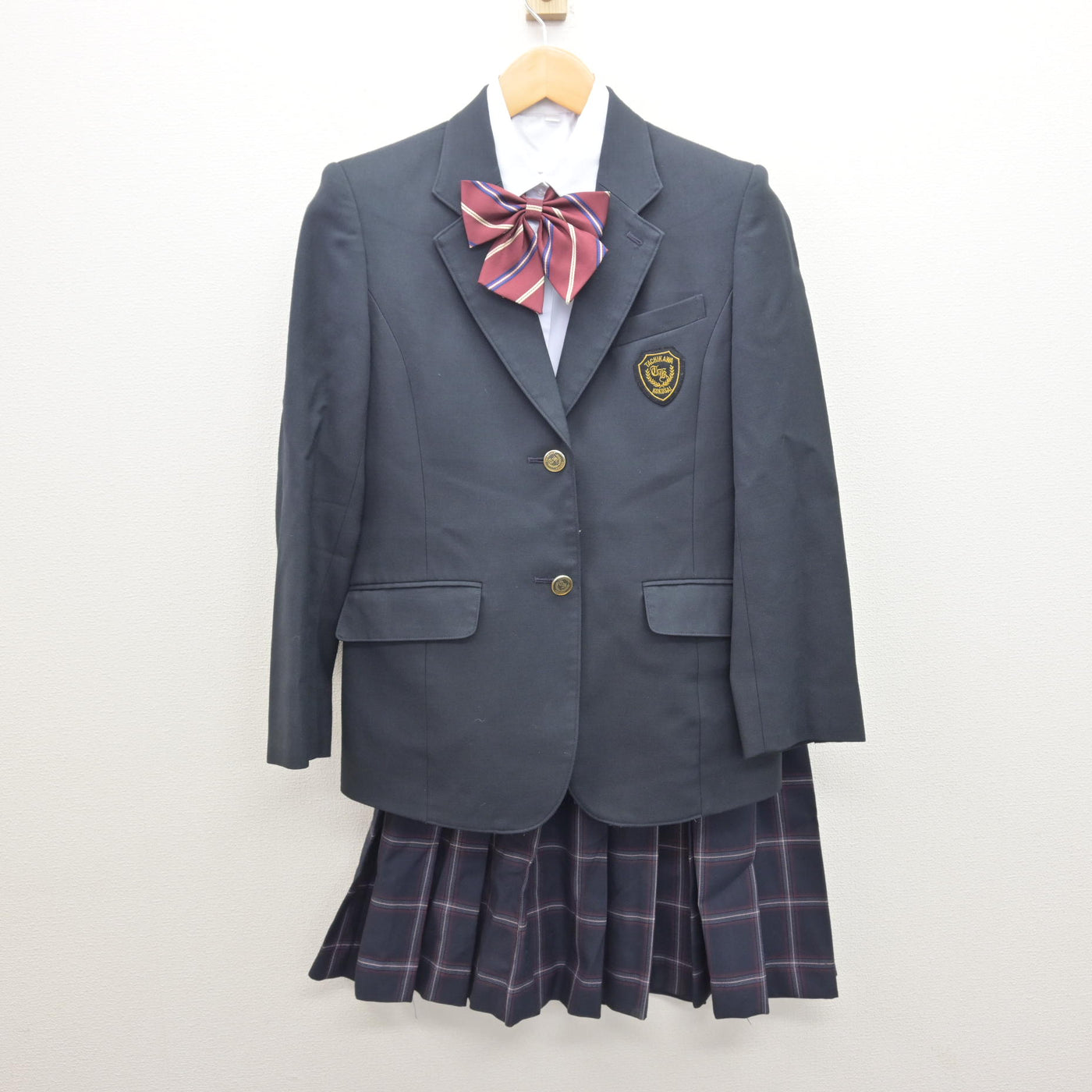 【中古】東京都 立川国際中等教育学校/後期課程 女子制服 4点 (ブレザー・シャツ・スカート) sf121952