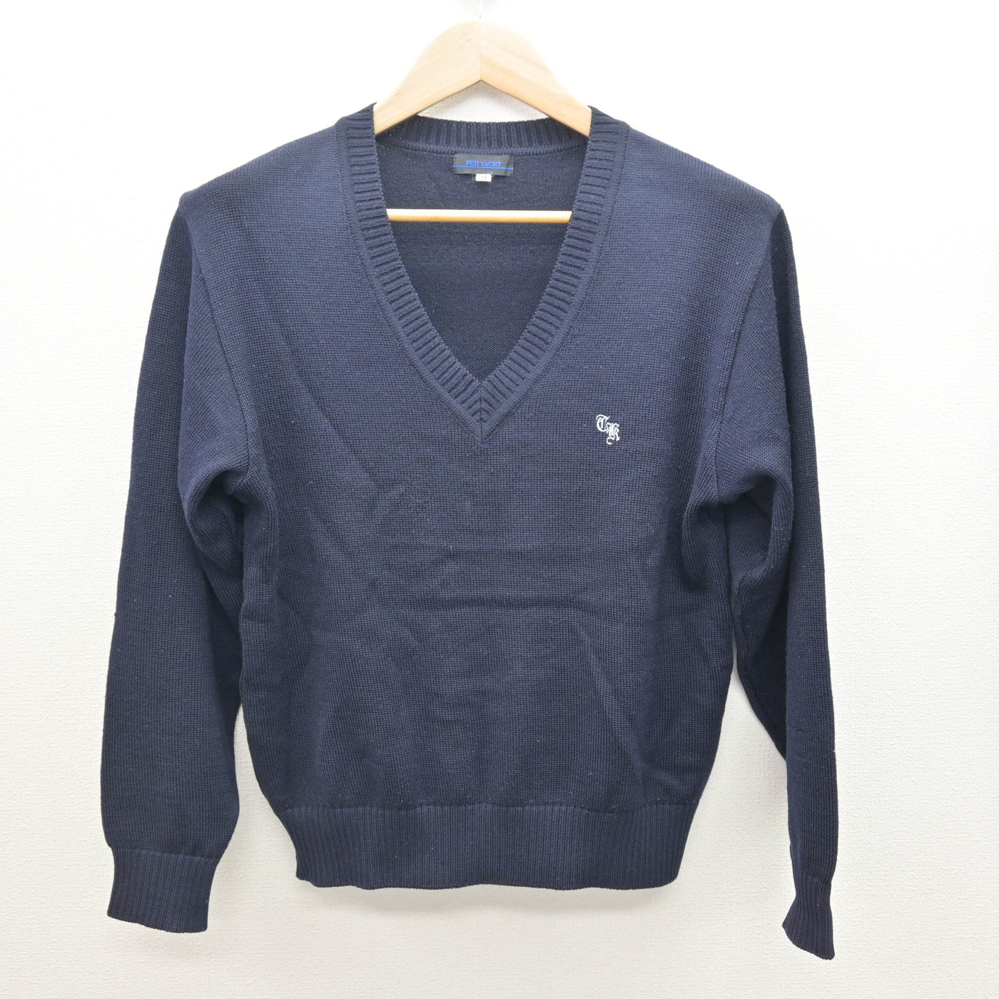 【中古】東京都 立川国際中等教育学校/後期課程 女子制服 3点 (ニット・ニットベスト) sf121953