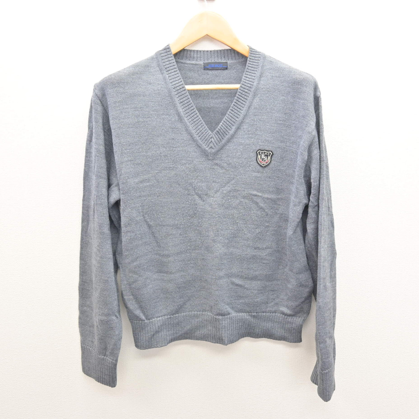 【中古】福岡県 九州産業大学付属九州産業高校 女子制服 2点 (ニット・シャツ) sf121962