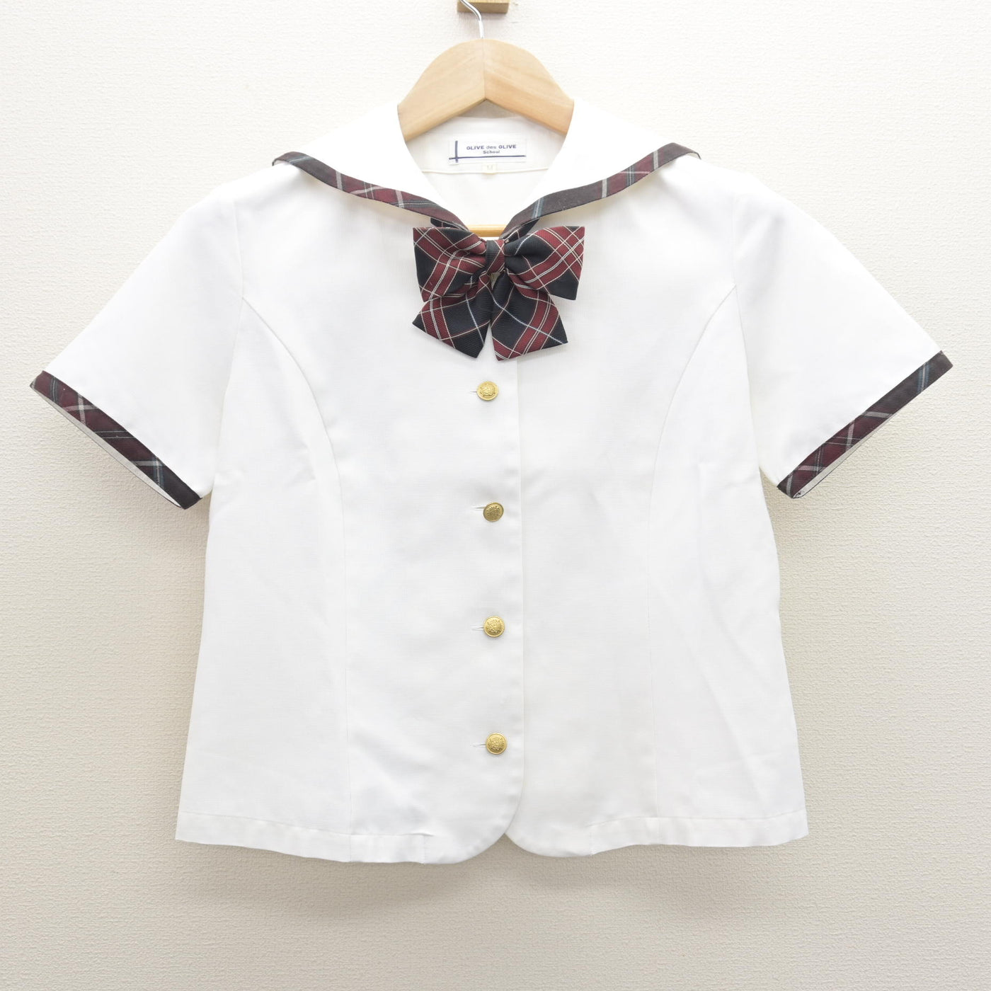【中古】愛知県 清林館高等学校 女子制服 3点 (セーラー服・スカート) sf121967