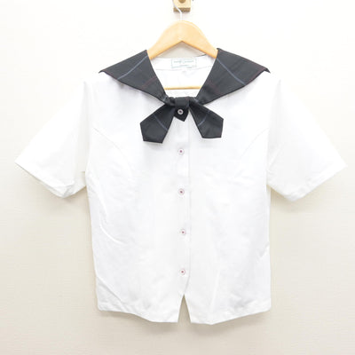 【中古】福岡県 九州産業大学付属九州産業高等学校 女子制服 2点 (ニットベスト・ブラウス) sf121972