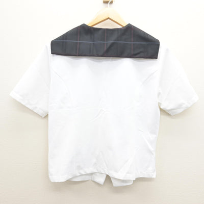 【中古】福岡県 九州産業大学付属九州産業高等学校 女子制服 2点 (ニットベスト・ブラウス) sf121972