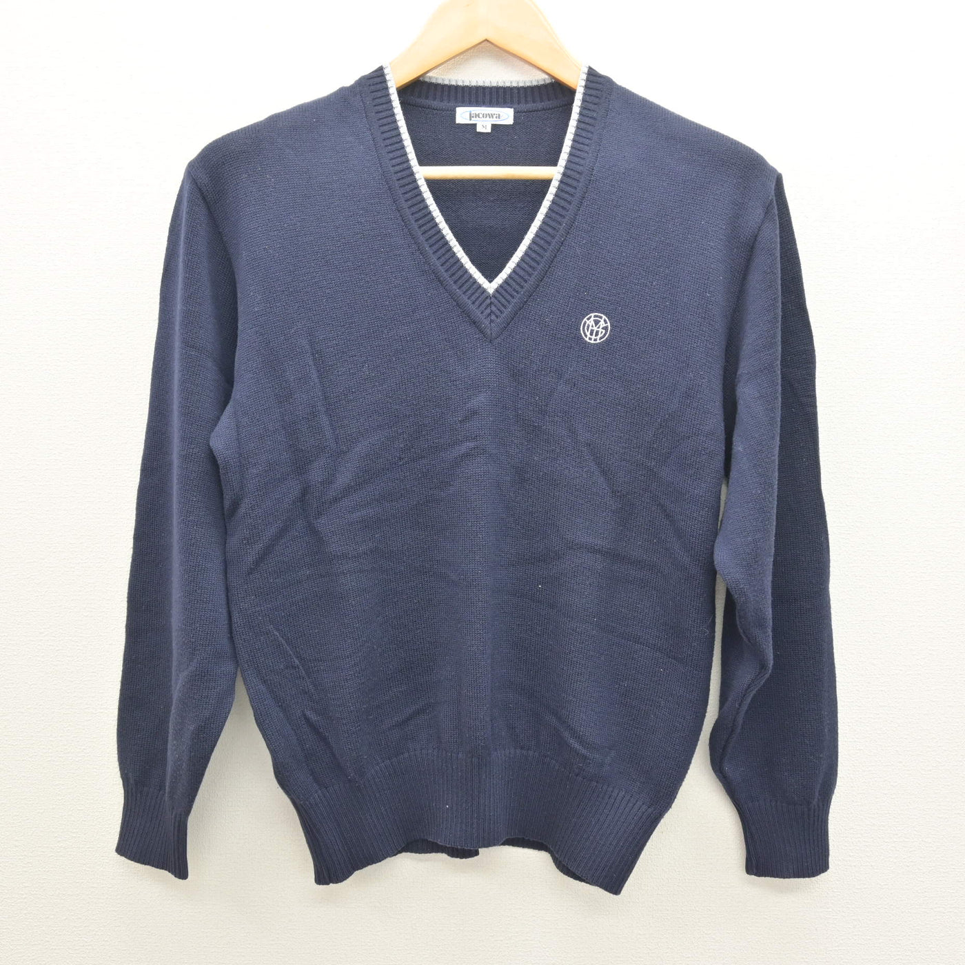 【中古】東京都 朋優学院高等学校 女子制服 2点 (ニット・ニットベスト) sf121985