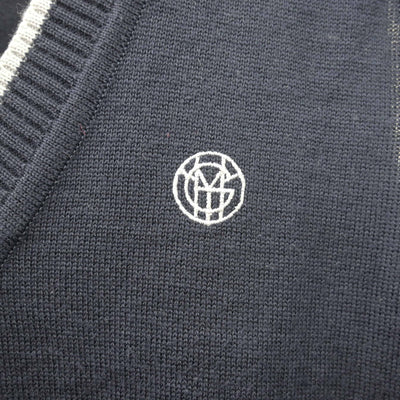 【中古】東京都 朋優学院高等学校 女子制服 2点 (ニット・ニットベスト) sf121985