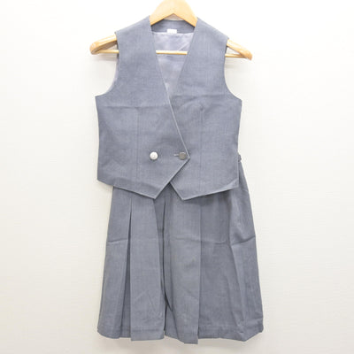 【中古】東京都 福生第二中学校 女子制服 4点 (ブレザー・ベスト・スカート) sf121997