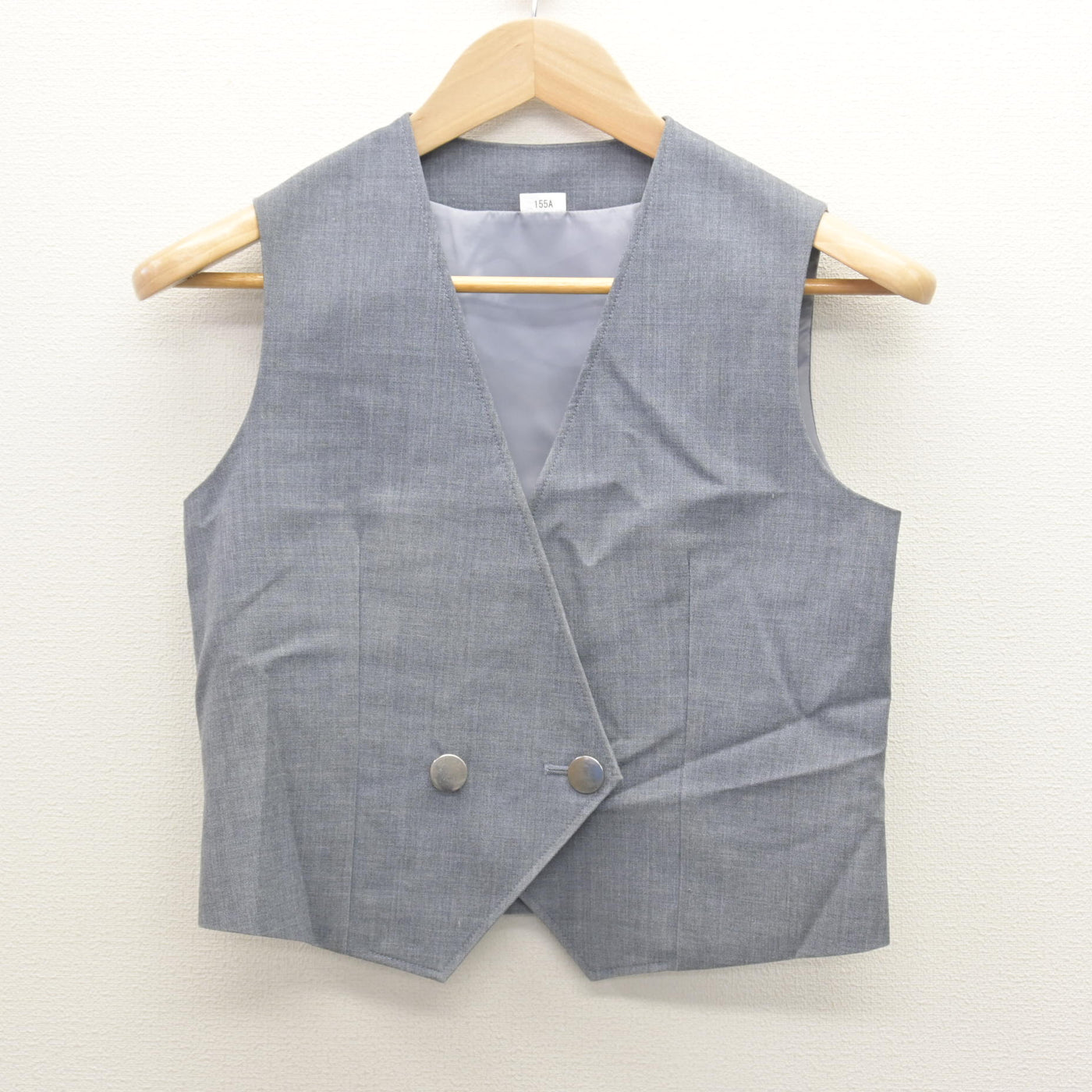 【中古】東京都 福生第二中学校 女子制服 2点 (ベスト・スカート) sf121998