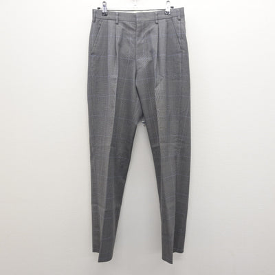 【中古】富山県 不二越工業高等学校 男子制服 3点 (ブレザー・ズボン) sf122001