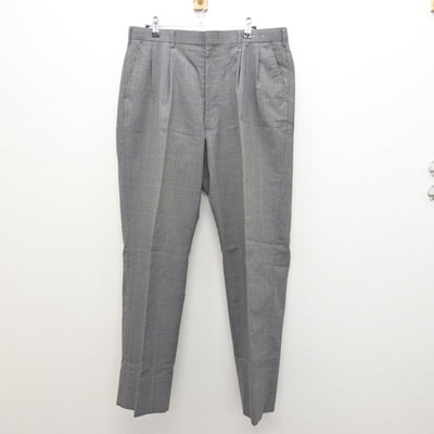 【中古】富山県 不二越工業高等学校 男子制服 2点 (ズボン・ズボン) sf122002