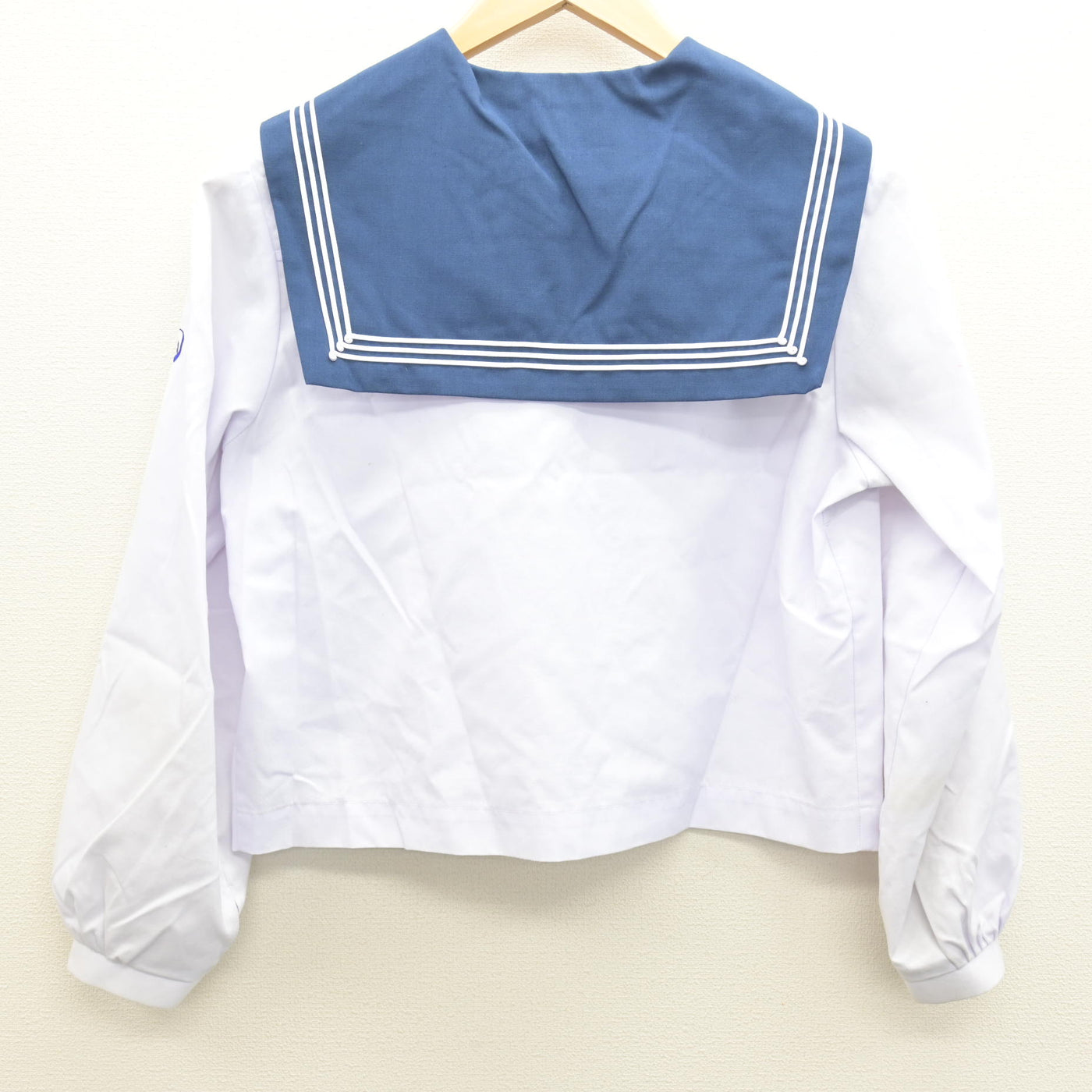 【中古】鹿児島県 天保山中学校 女子制服 4点 (セーラー服・セーラー服・スカート) sf122007