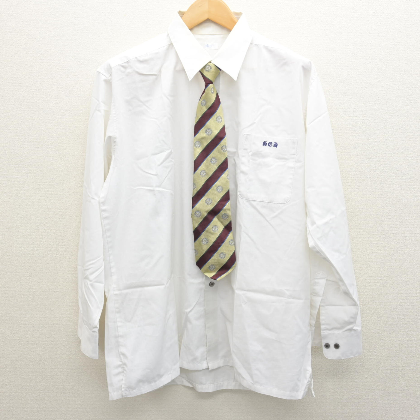 【中古】静岡県 聖隷クリストファー高等学校 男子制服 4点 (ブレザー・シャツ・ズボン) sf122015