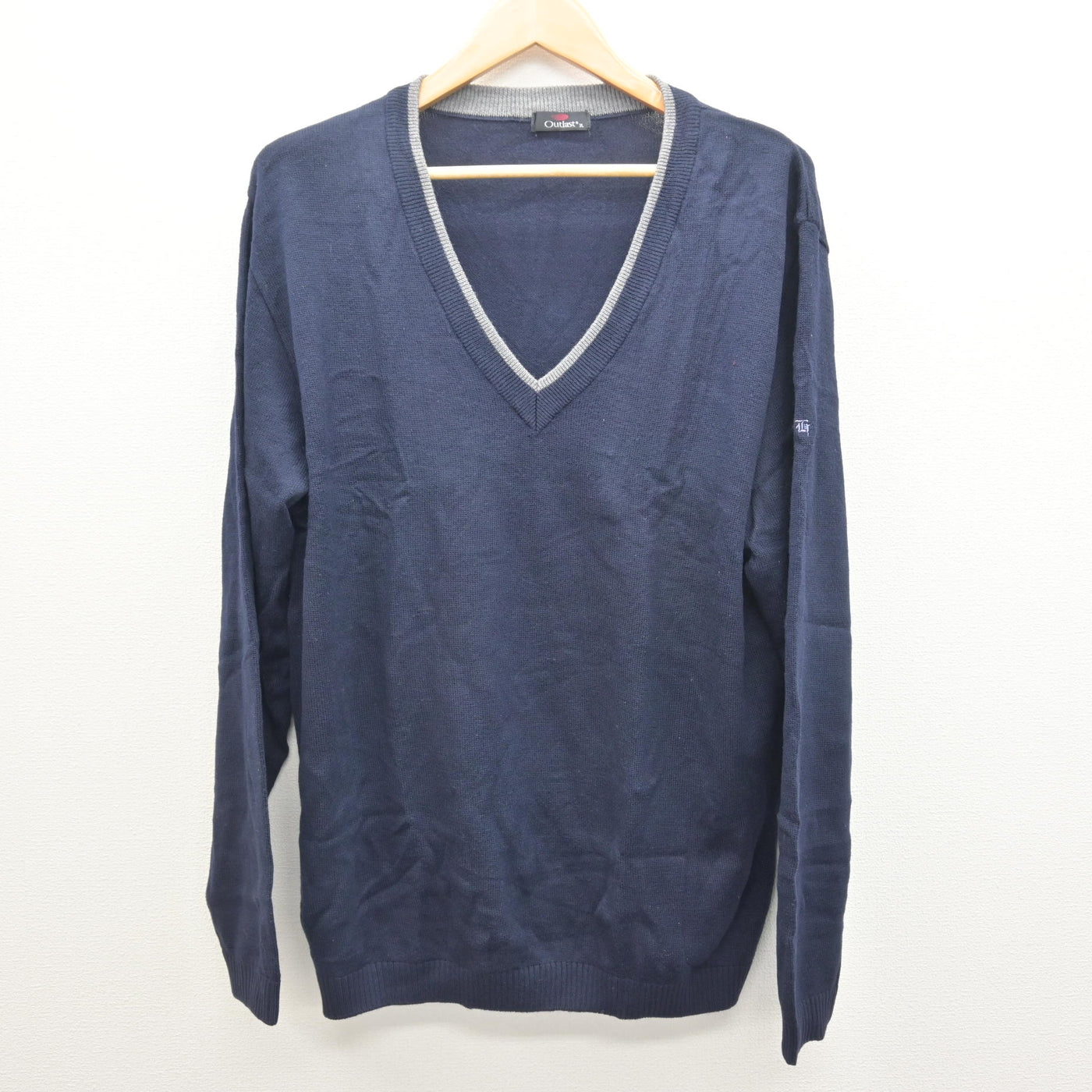 【中古】静岡県 聖隷クリストファー高等学校 男子制服 2点 (ニット・ズボン) sf122016