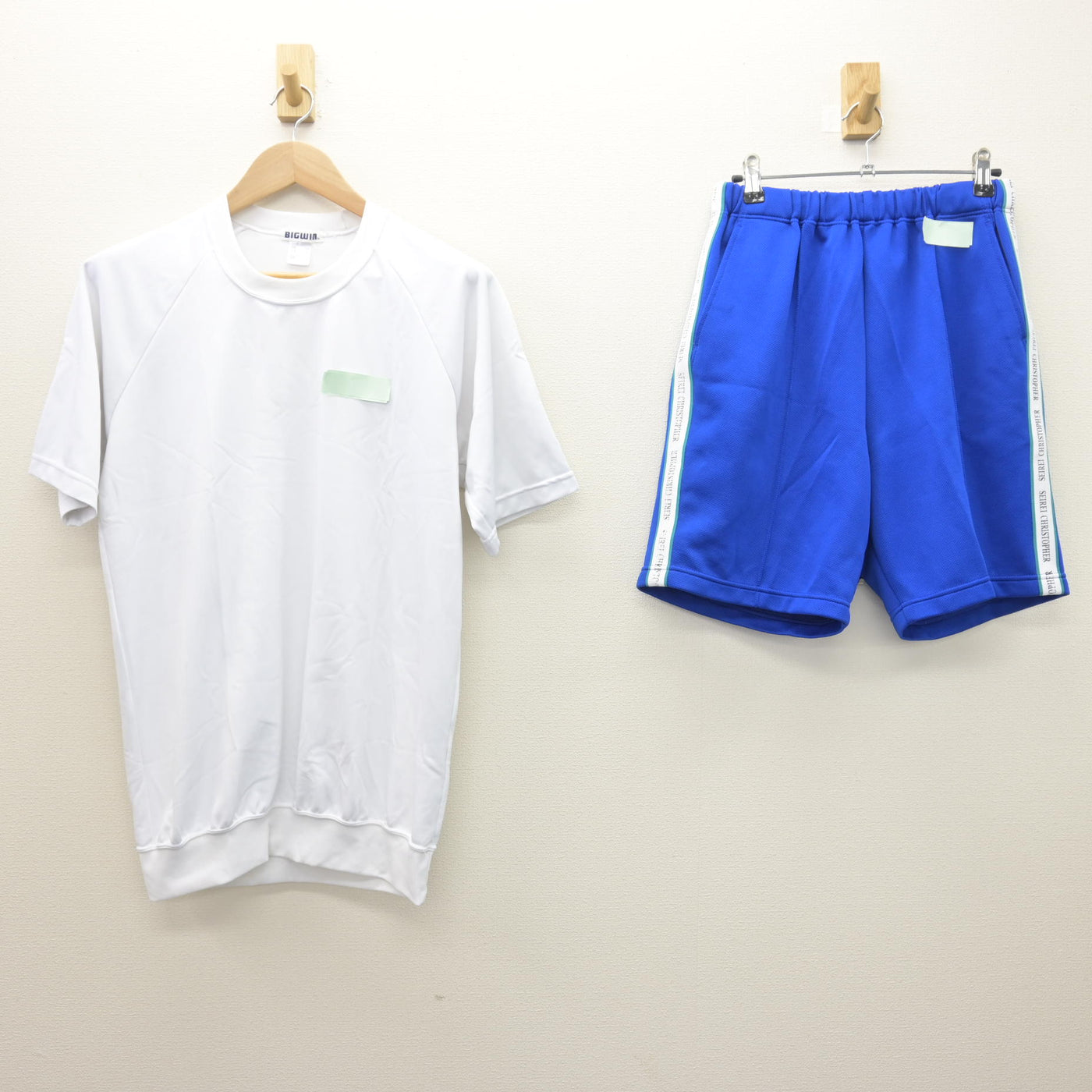【中古】静岡県 聖隷クリストファー高等学校 男子制服 2点 (体操服 上・体操服 下) sf122018
