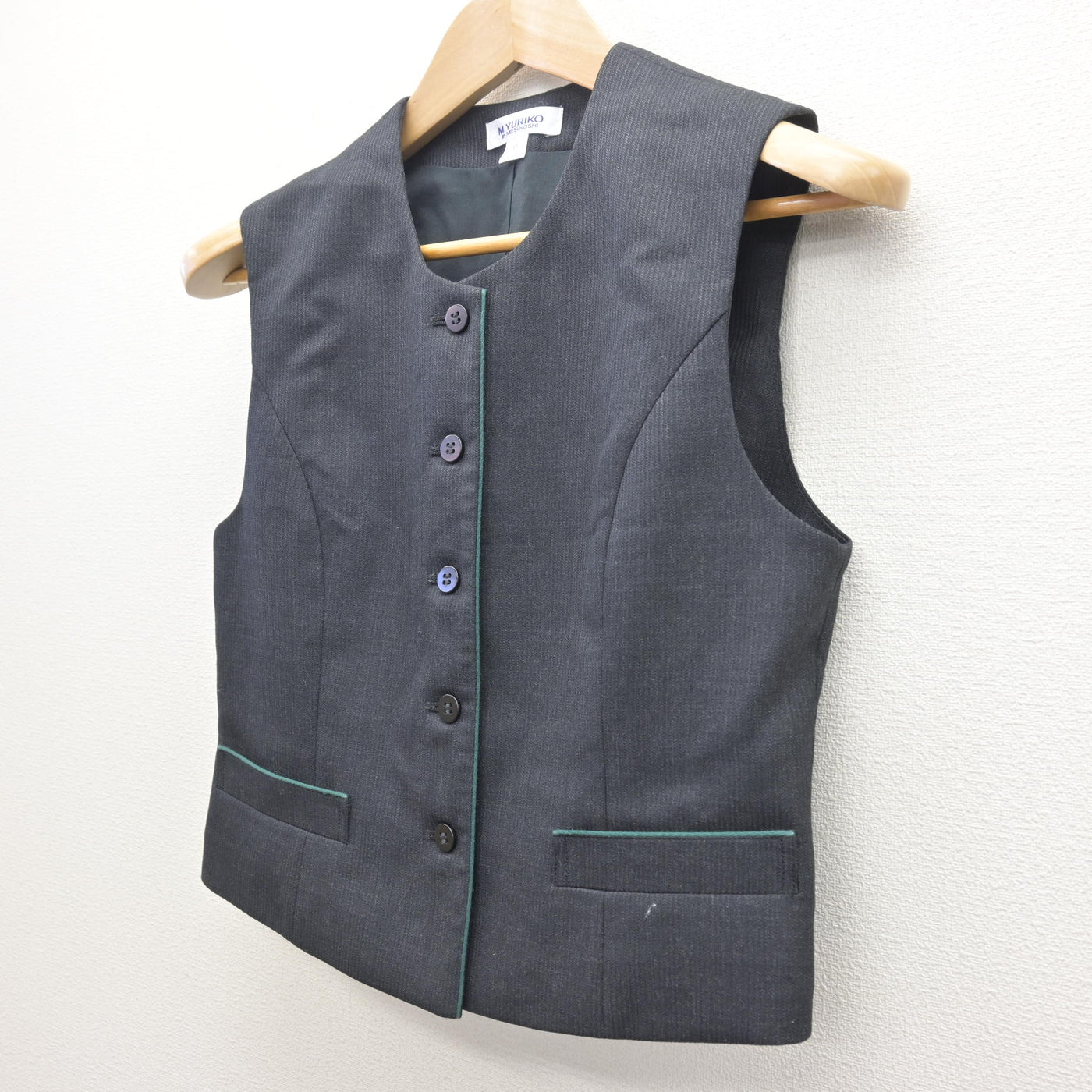 【中古】神奈川県 鎌倉女子大学高等部 女子制服 2点 (ベスト) sf122020