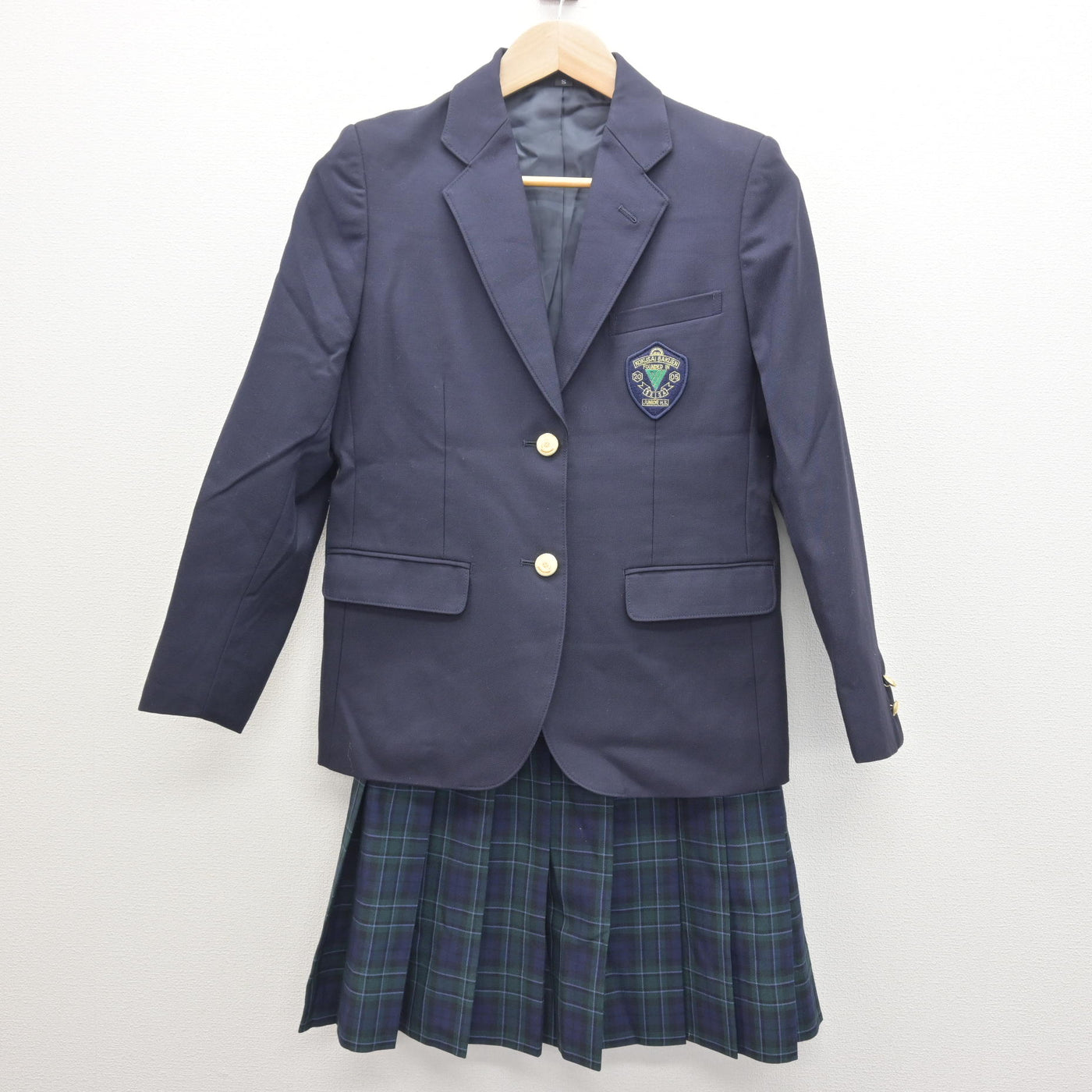 【中古】神奈川県 星槎中学校 女子制服 2点 (ブレザー・スカート) sf122022