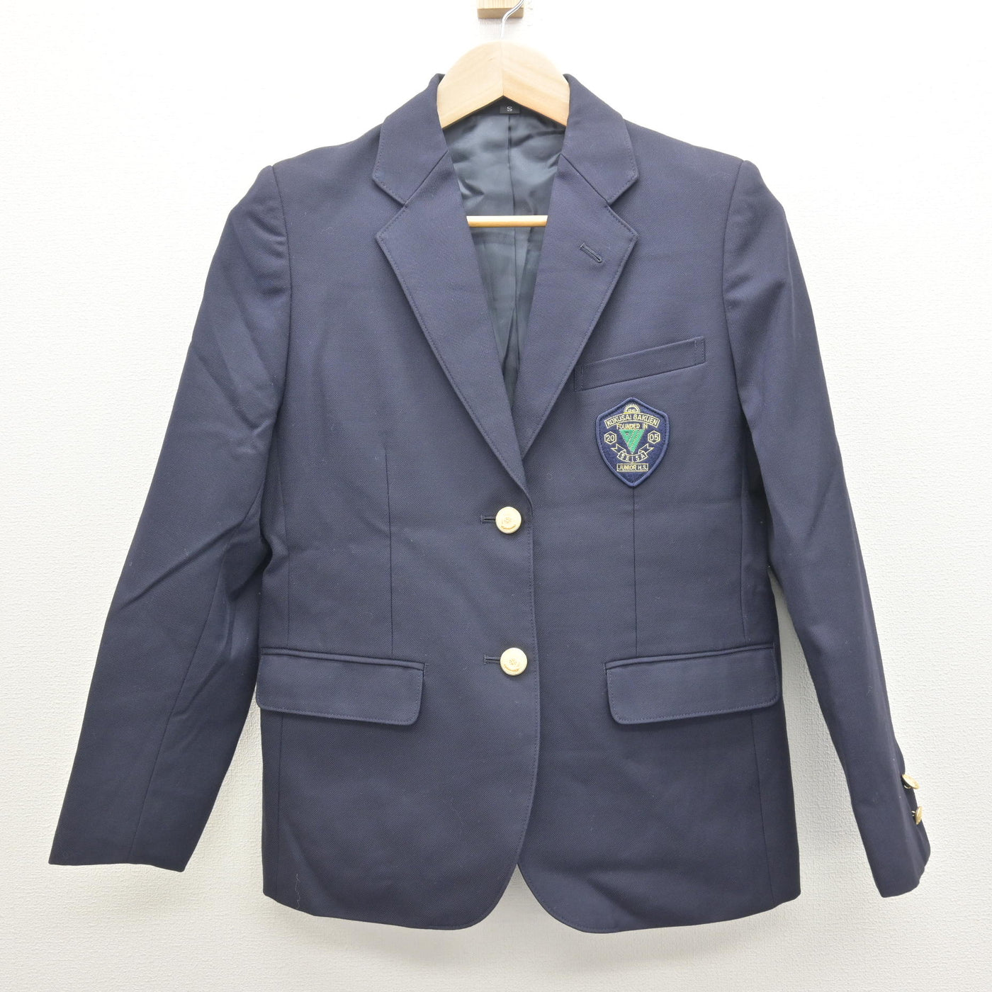 【中古】神奈川県 星槎中学校 女子制服 2点 (ブレザー・スカート) sf122022