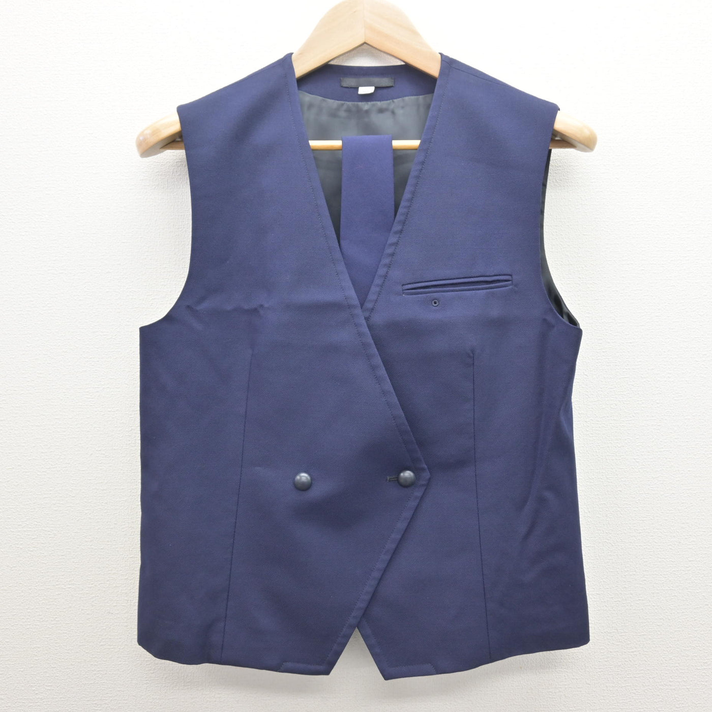 【中古】奈良県 桜井高等学校 女子制服 4点 (ベスト・スカート) sf122028